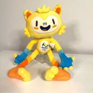 2016 Rio Olympic VINICIUS Monkey 13" Official Mascot Plush Stuffed Animal Brazil